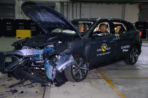 MG Marvel R im Euro-NCAP-Crashtest.