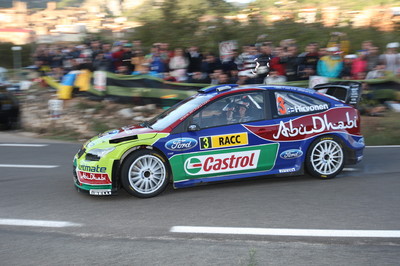 Mikko Hirvonen im Ford Focus RS WRC.