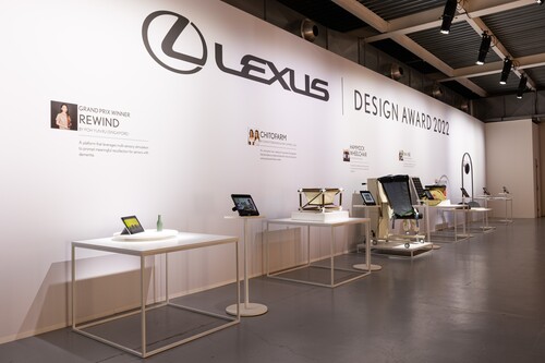 Milan Design Week 2022: Die Prototypen der Finalisten des „Lexus Design Award“.