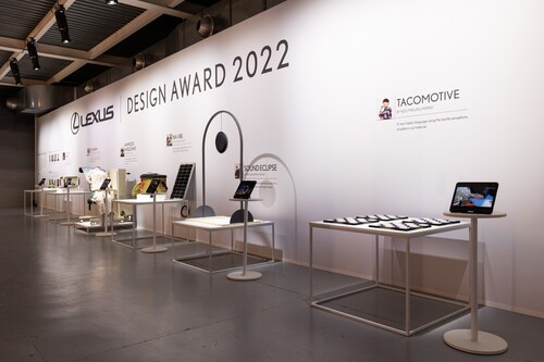 Milan Design Week 2022: Die Prototypen der Finalisten des „Lexus Design Award“. 