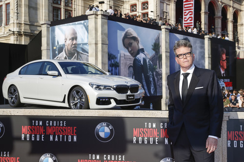 „Mission Impossible“ und BMW bei der Weltpremiere in Wien: Christopher McQuarrie.
