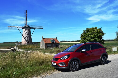 Mit dem Honda Jazz Crosstar e-HEV unterwegs in der niederländischen Provinz Zeeland.