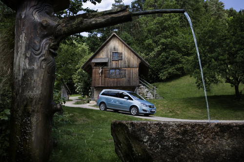 Mit dem Opel Zafira CNG Turbo Ecoflex CO2-neutral durch den Schwarzwald.