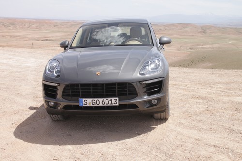 Mit dem Porsche Macan in Marrakesch.