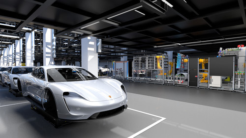 Mit der größten Qualifizierungsoffensive in der Unternehmensgeschichte schult Porsche 1500 neue Mitarbeiter für den Bau des Taycan.
