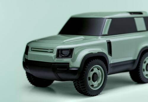 Modell des Land Rover Defender 90 „75th Limited Edition“ aus der Lifestyle-Kollektion der Marke.