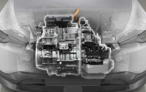 Motor des Mazda MX-30 e-Skyactiv R-EV.