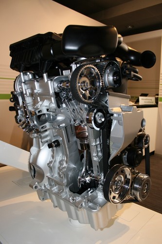Motor des Volkswagen Eco-Up.