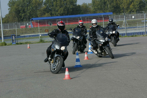 Motorrad-Sicherheitstraining beim ADAC.