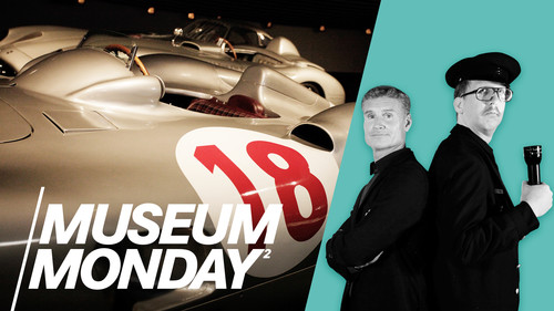 „Museum Monday“: Uke Bosse (rechts) und David Coulthard.