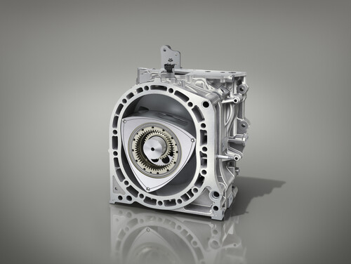 Neu entwickelter Wankelmotor des Mazda MX-30 e-Skyactiv R-EV.