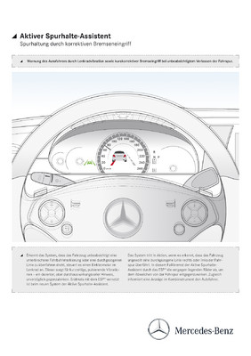 Neue Fahrer-Assistenzsysteme von Mercedes-Benz.