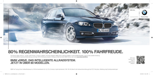 Neue Kommunikation zum BMW-Allradantrieb.