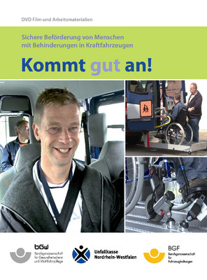 Neue Schulungs- und Informations-DVD für die sichere Beförderung von Menschen mit Behinderungen in Kraftfahrzeugen.