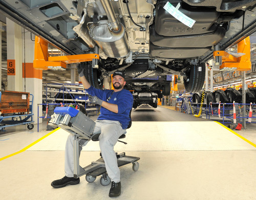 Neue zukunftsfähige Montage im Volkswagen-Werk Stöcken.