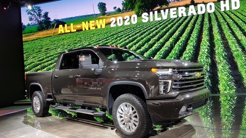 Neuer Chevrolet Silverado auf der New York International Auto Show.