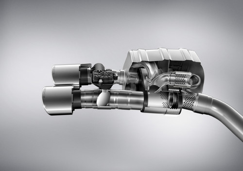 Neuer V8-Motor von AMG mit Zylinder-Abschaltung.