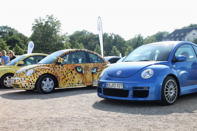„New Beetle Sunshinetour 2010“ in Travemünde.