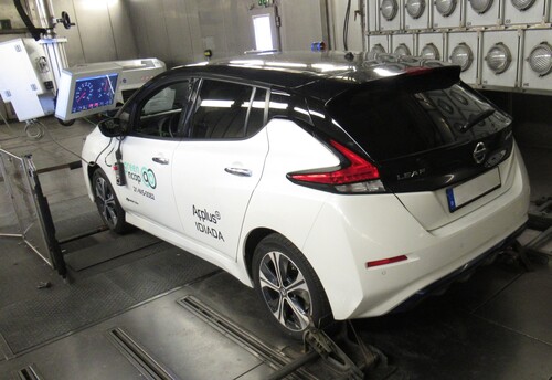 Nissan Leaf e+ im Green-NCAP-Test.