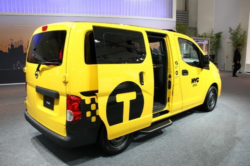 Nissan NV200 Yellow Cab.