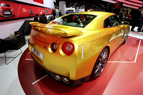 Nissan Usain Bolt Gold GT-R Limited Edition.