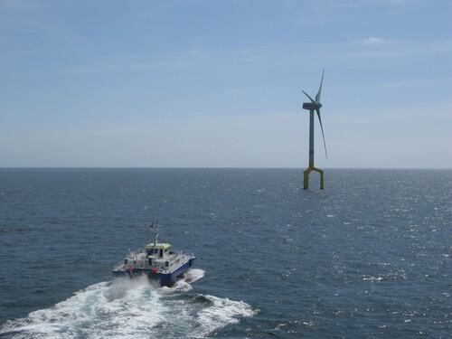 Offshore-Windkraftanlage.