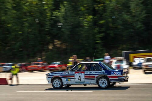 „Olympia-Rallye ’72-Revival“: Opel Ascona 400 von 1982 mit Walter Röhrl am Steuer.