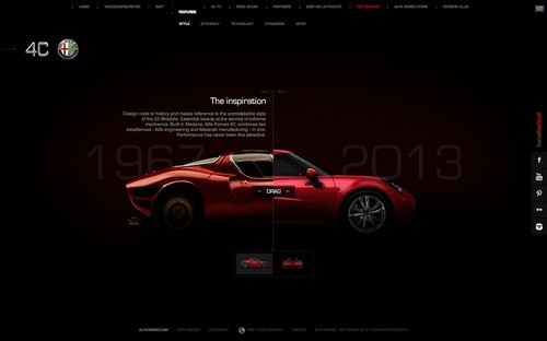 Online-Konfigurator für den Alfa Romeo 4C.