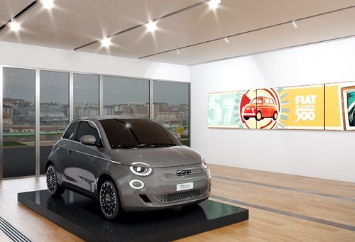 Online-Museum „Virtual Casa 500“ von Fiat: die Elektroversion.