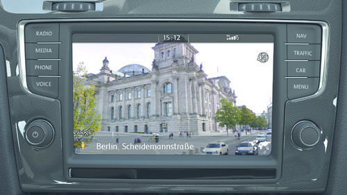 Onlinedienst Car-Net von Volkswagen.