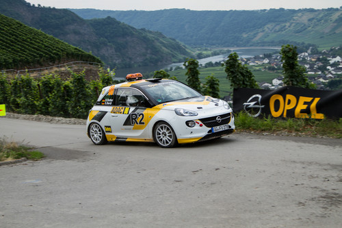 Opel Adam R2 bei der ADAC Rallye Deutschland.