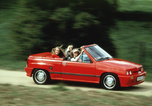 Opel Corsa A Spider von Irmscher (1985).