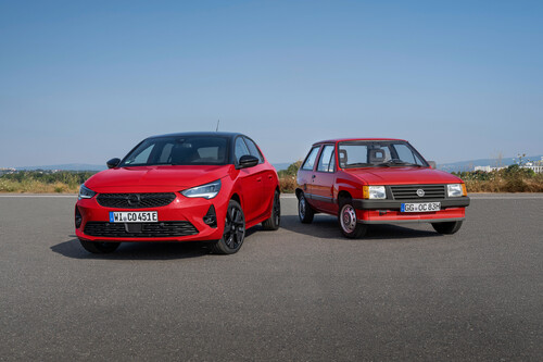 Opel Corsa-e, Sondermodell „Corsa 40“, und Corsa A.