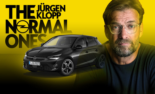 Opel-Corsa-Kampagne „The Normal Ones“: Jürgen Klopp.