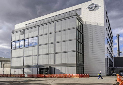 Opel-Entwicklungszentrum für Antriebssysteme in Rüsselsheim.