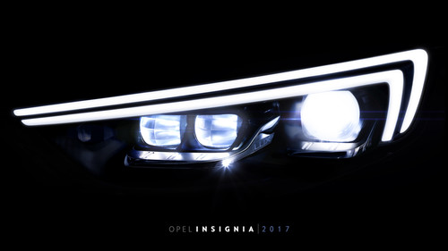 Opel führt 2017 im neuen Insignia die nächste Generation seines Intellilux-LED-Matrix-Lichts ein.