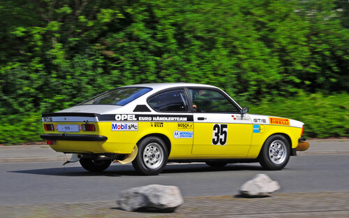 Opel Kadett GT/E von 1978 (ehemaliges „Showcar“ der Rennabteilung). 
