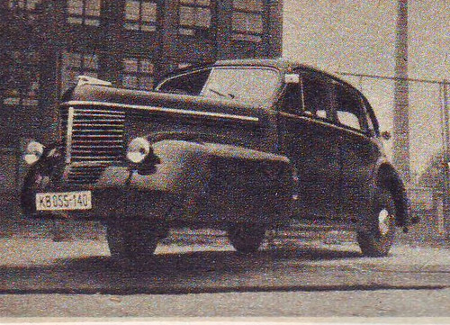 Opel Kapitän Dreirad.