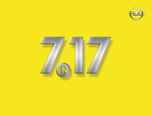 Opel-Modelloffensive „7 in 17“.
