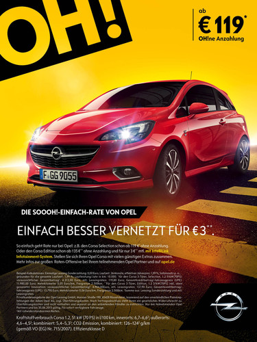 Opel-Ratenoffensive.