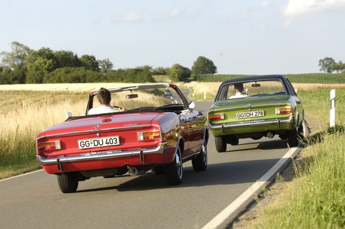 Opel Rekord C Cabrio und Limousine (1966–1972).