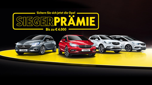 Opel-„Sieger-Prämie“.