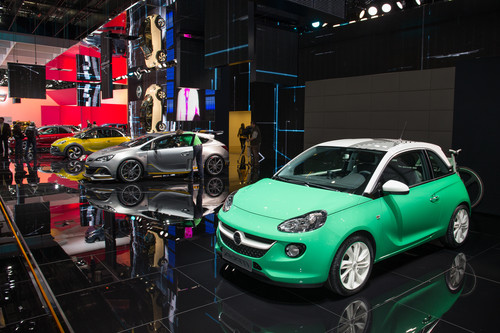 Opel-Stand in Genf 2014.