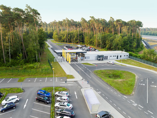 Opel-Test-Center Dudenhofen.