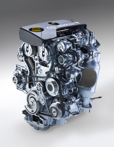 Opel-Vollaluminiummotor 1.0 Turbo.