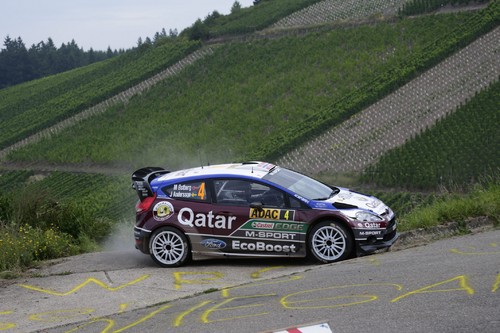 Ostberg der WRC Deutschland im Ford Fiesta.