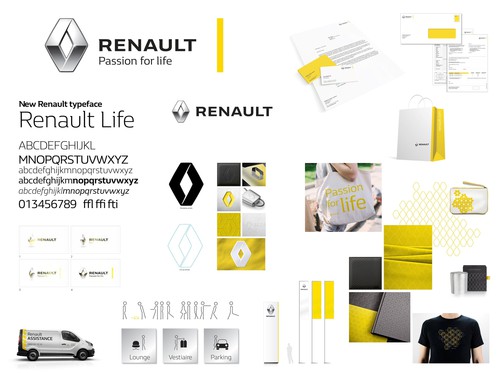 Passion for Life: Renault wechselt den Markenclaim und stellt das Gelb sowie die Schrift leicht um.