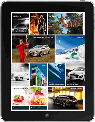 „Peugeot Avenue“-App.