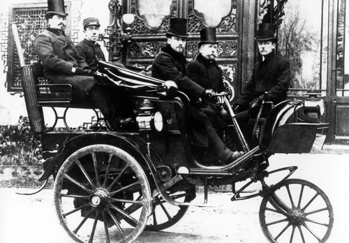 Peugeot Typ 1 nach Daimler-Lizenz (1889).