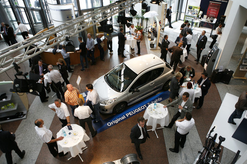 Peugeot-Veranstaltung „Treffpunkt Service“.